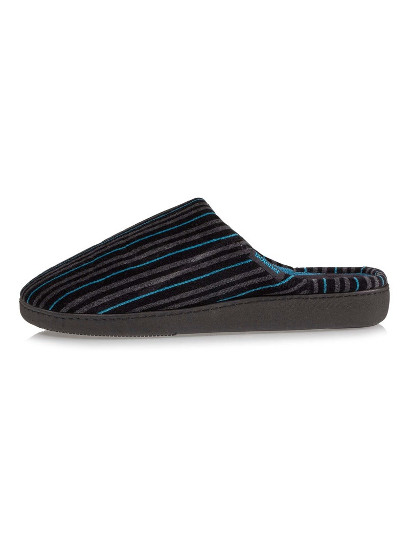 Pantofole mules strisce uomo Isotoner Multicolore - Kiabi
