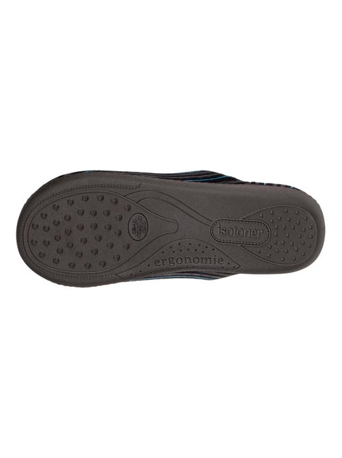 Pantofole mules strisce uomo Isotoner - Kiabi