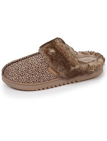 Pantofole mules suéfine, caldo donna Isotoner