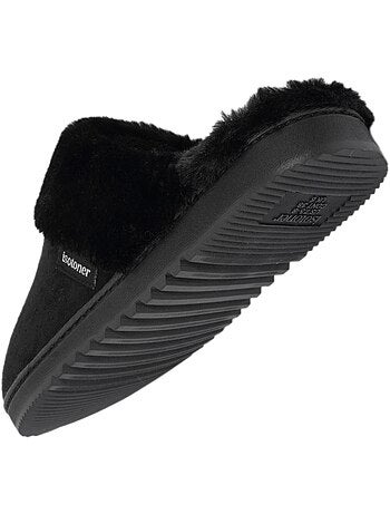 Pantofole mules suéfine, caldo donna Isotoner