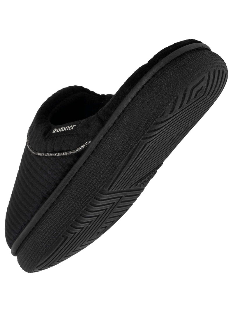 Pantofole mules suola bloup comfort donna Isotoner Nero - Kiabi