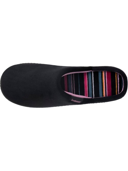 Pantofole mules suola ergonomica comfort, velour donna isotoner - Kiabi