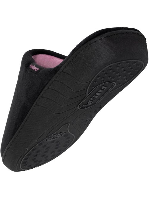 Pantofole mules suola ergonomica comfort, velour donna isotoner - Kiabi