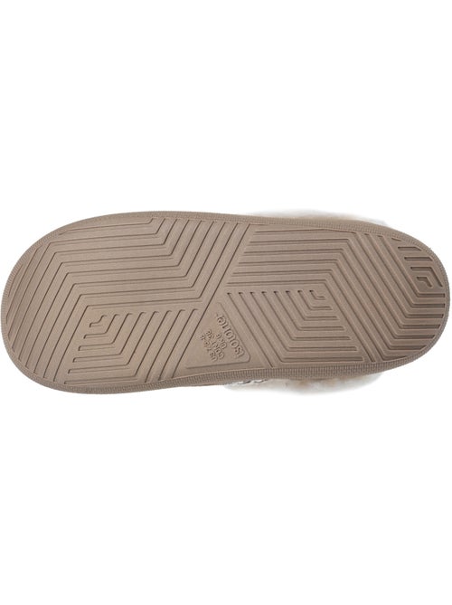 Pantofole mules suola in cuoio bloup extra comfort donna - Kiabi