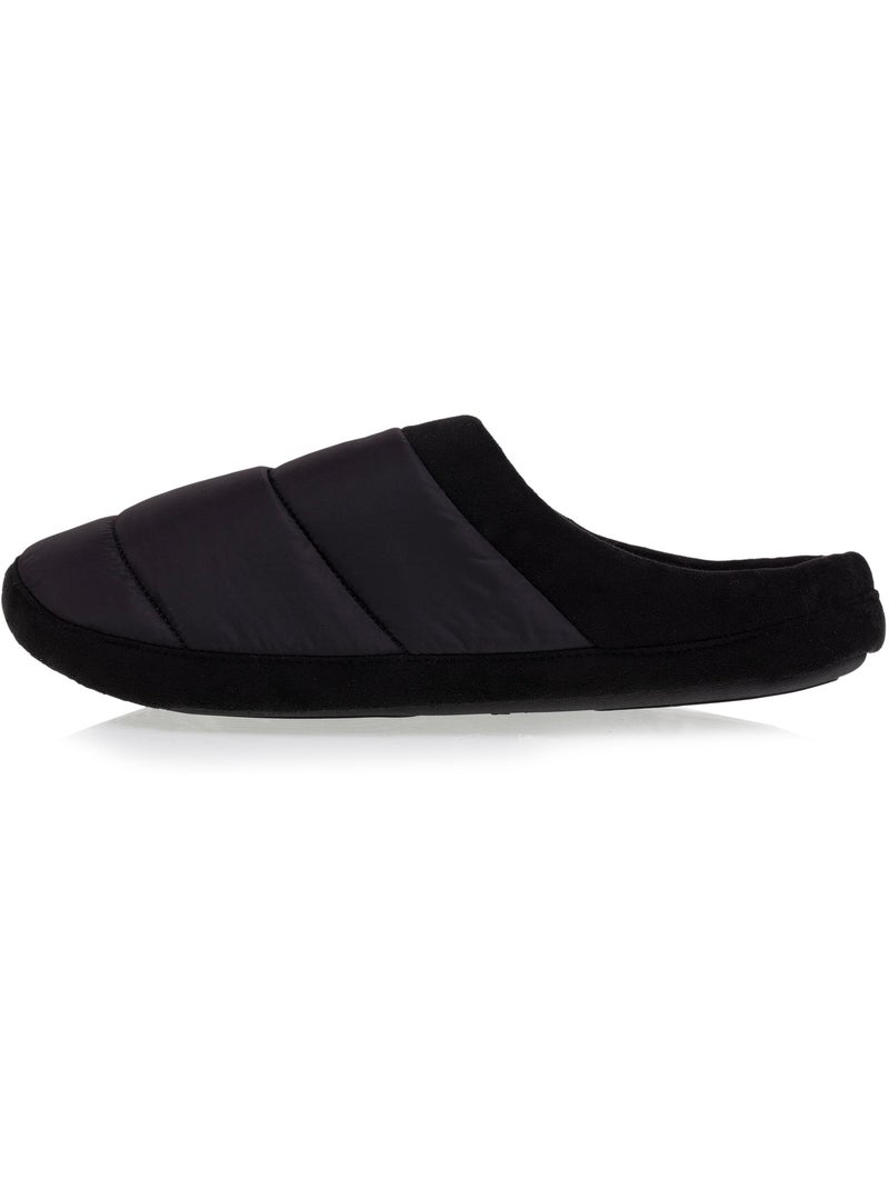 Pantofole mules suola in gomma antiscivolo, ultra uomo Isotoner Nero - Kiabi