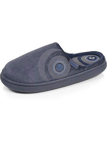 Pantofole mules suola in velluto bloup extra comfort uomo isotoner