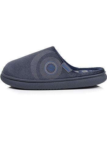 Pantofole mules suola in velluto bloup extra comfort uomo isotoner
