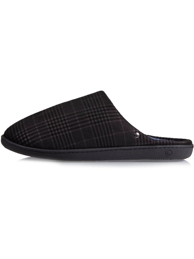 Pantofole mules suola molto confortevole uomo isotoner Nero Marrone - Kiabi