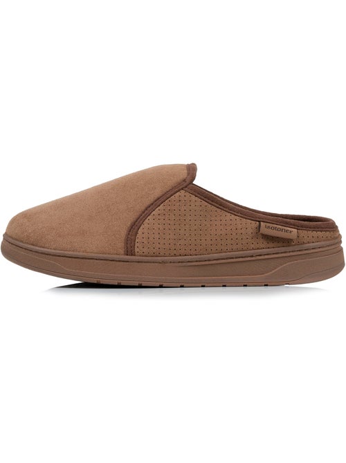 Pantofole mules suola sportiva in pelle scamosciata, uomo - Kiabi Pantofole mules suola sportiva in pelle scamosciata, uomo - Kiabi