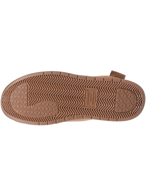 Pantofole mules suola sportiva in pelle scamosciata, uomo Isotoner - Kiabi