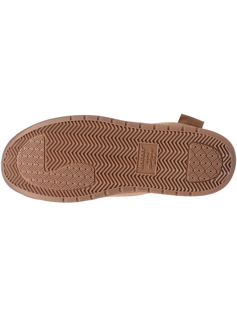 Pantofole mules suola sportiva in pelle scamosciata, uomo Isotoner Cammello - Kiabi