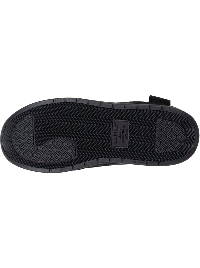 Pantofole mules suola sportiva in pelle scamosciata, uomo Isotoner Nero - Kiabi