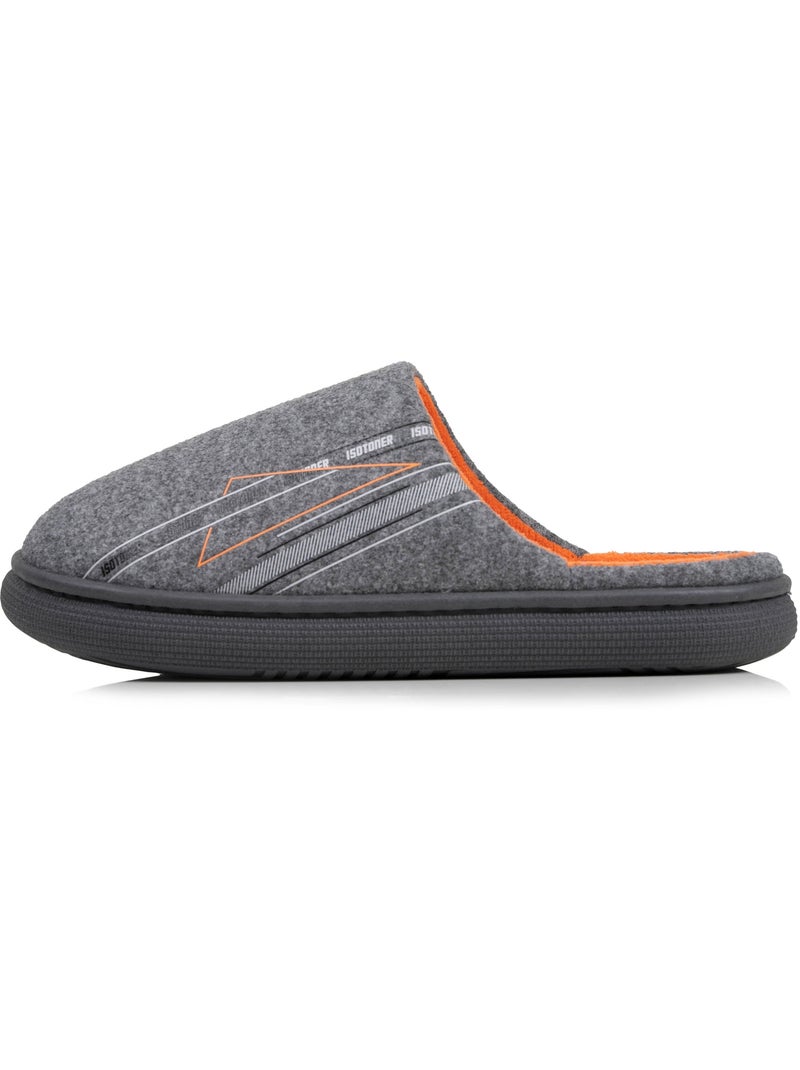 Pantofole mules suola ultra morbida e confortevole uomo Isotoner Grigio melangiato - Kiabi