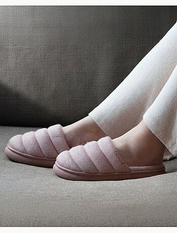Pantofole mules suola XTRA Comfort in rete metallica donna Isotoner
