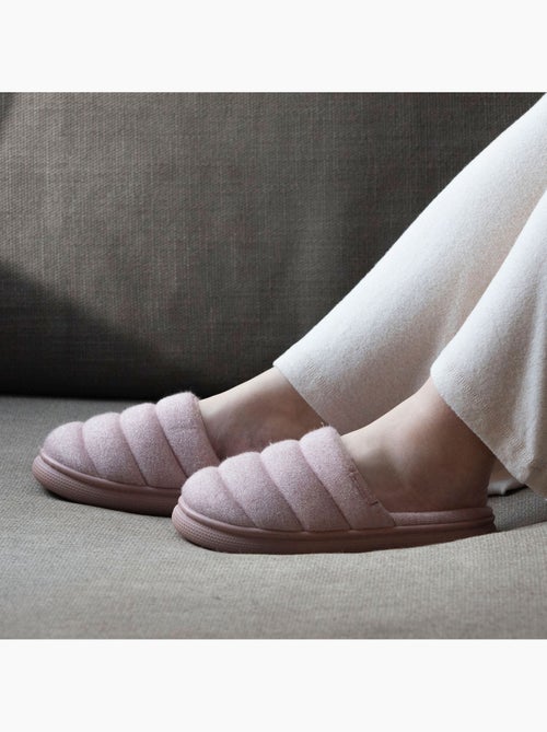 Pantofole mules suola XTRA Comfort in rete metallica donna Isotoner - Kiabi