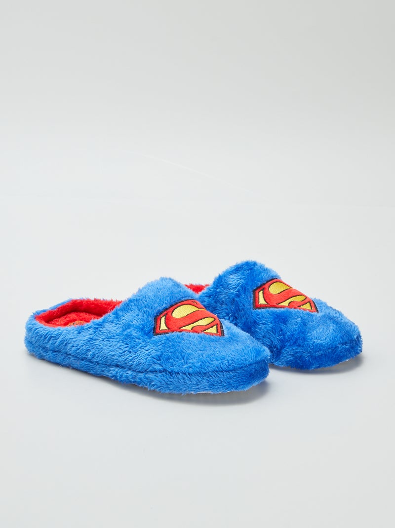 Pantofole mules 'Superman' 'DC Comics' blu - Kiabi