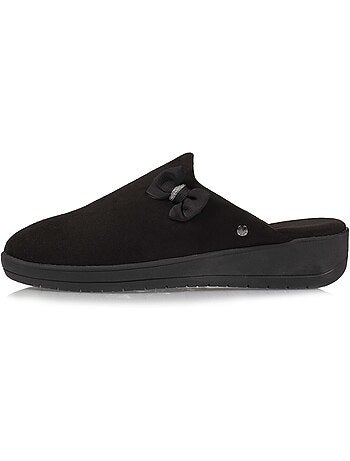 Pantofole mules tacco piccolo di 4,5 cm donna isotoner