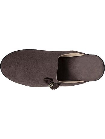 Pantofole mules tacco piccolo di 4,5 cm donna isotoner