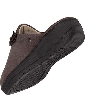 Pantofole mules tacco piccolo di 4,5 cm donna isotoner
