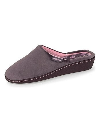 Pantofole mules tacco ultra morbido e ultra confortevole donna Isotoner