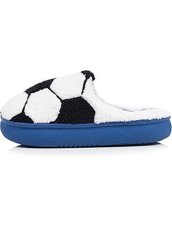Pantofole mules tessuto a riccioli, suola bloup extra bambino isotoner