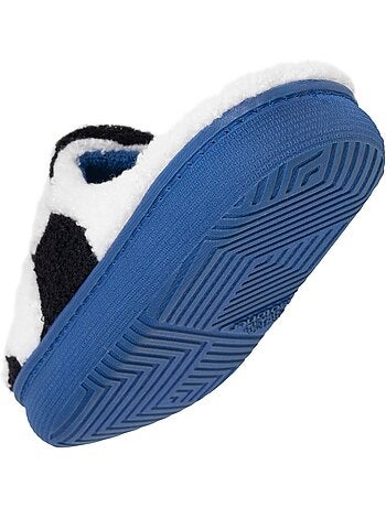 Pantofole mules tessuto a riccioli, suola bloup extra bambino isotoner