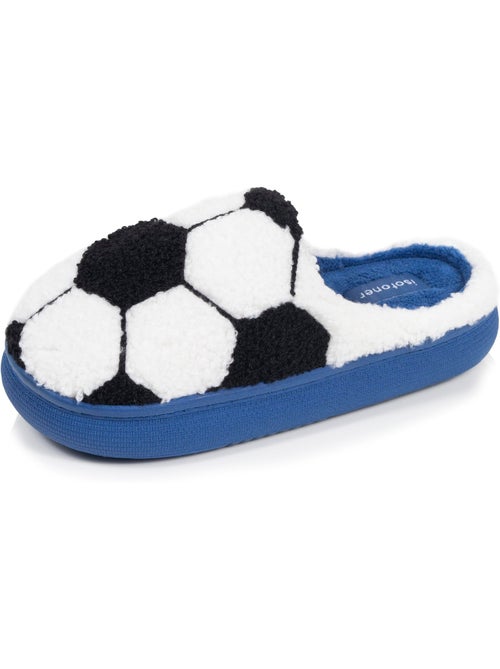 Pantofole mules tessuto a riccioli, suola bloup extra bambino isotoner - Kiabi Pantofole mules tessuto a riccioli, suola bloup extra bambino isotoner - Kiabi