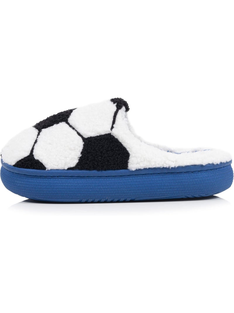 Pantofole mules tessuto a riccioli, suola bloup extra bambino isotoner Blu - Kiabi