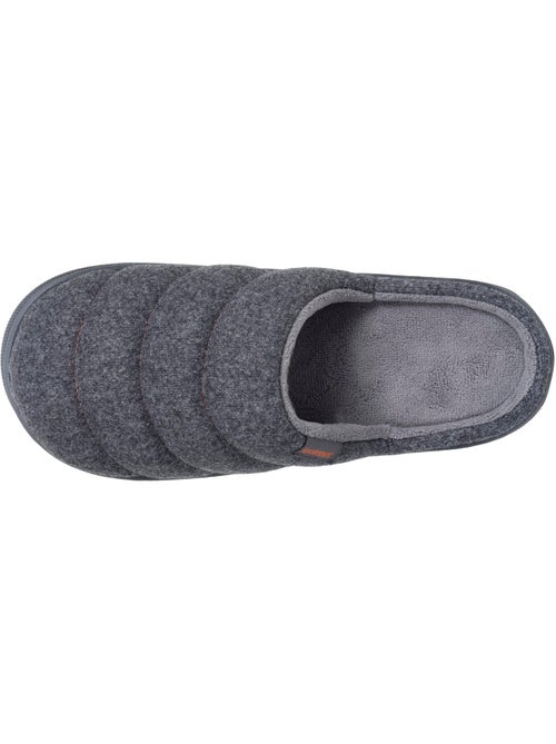 Pantofole mules tessuto in feltro, suola bloup extra uomo isotoner - Kiabi Pantofole mules tessuto in feltro, suola bloup extra uomo isotoner - Kiabi