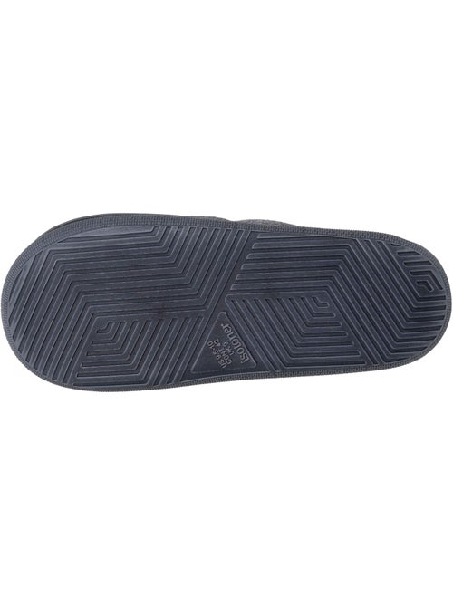 Pantofole mules tessuto in feltro, suola bloup extra uomo isotoner - Kiabi Pantofole mules tessuto in feltro, suola bloup extra uomo isotoner - Kiabi