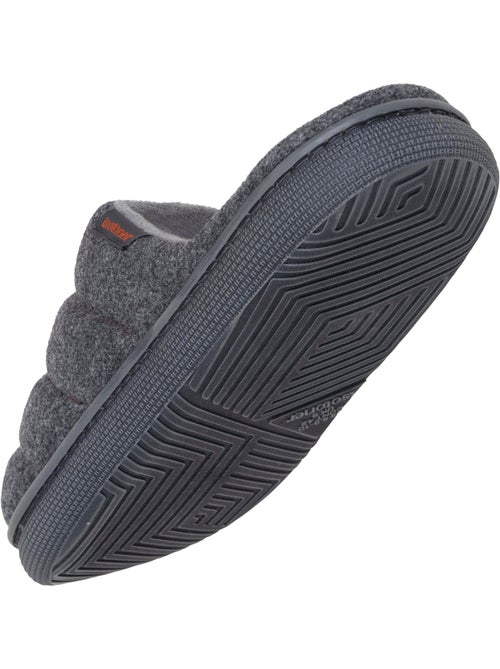 Pantofole mules tessuto in feltro, suola bloup extra uomo isotoner - Kiabi Pantofole mules tessuto in feltro, suola bloup extra uomo isotoner - Kiabi