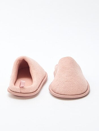 Pantofole mules tinta unita