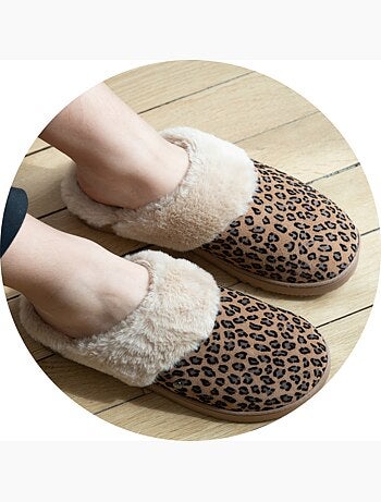 Pantofole mules ultra confortevole, con bordo in donna isotoner