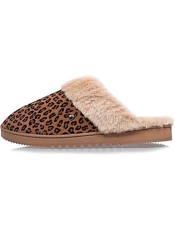 Pantofole mules ultra confortevole, con bordo in donna isotoner