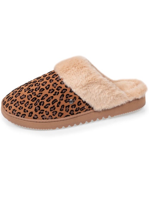 Pantofole mules ultra confortevole, con bordo in donna - Kiabi