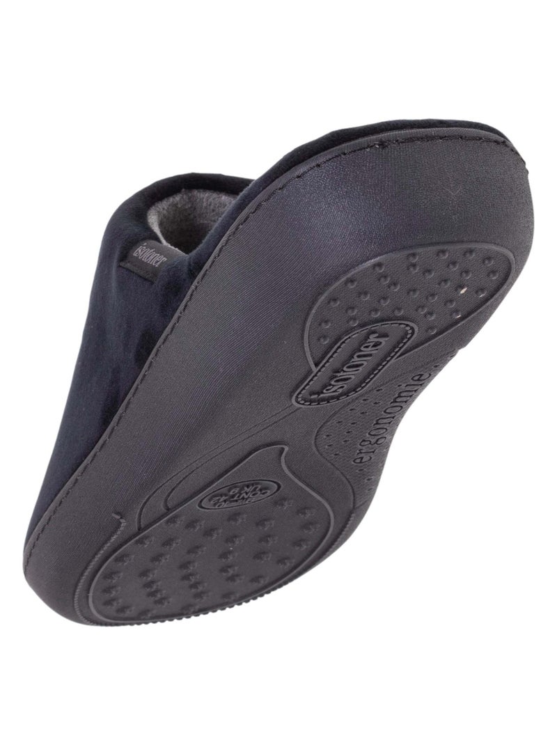 Pantofole mules ultra-confortevole con schiuma di uomo Isotoner Nero - Kiabi