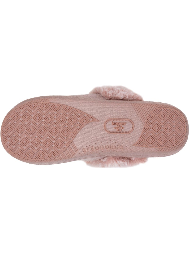 Pantofole mules ultra confortevole e leggero, in schiuma donna isotoner Blu ghiacciato - Kiabi