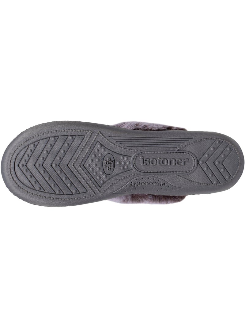 Pantofole mules ultra confortevole e leggero, in schiuma donna isotoner Grigio melangiato - Kiabi