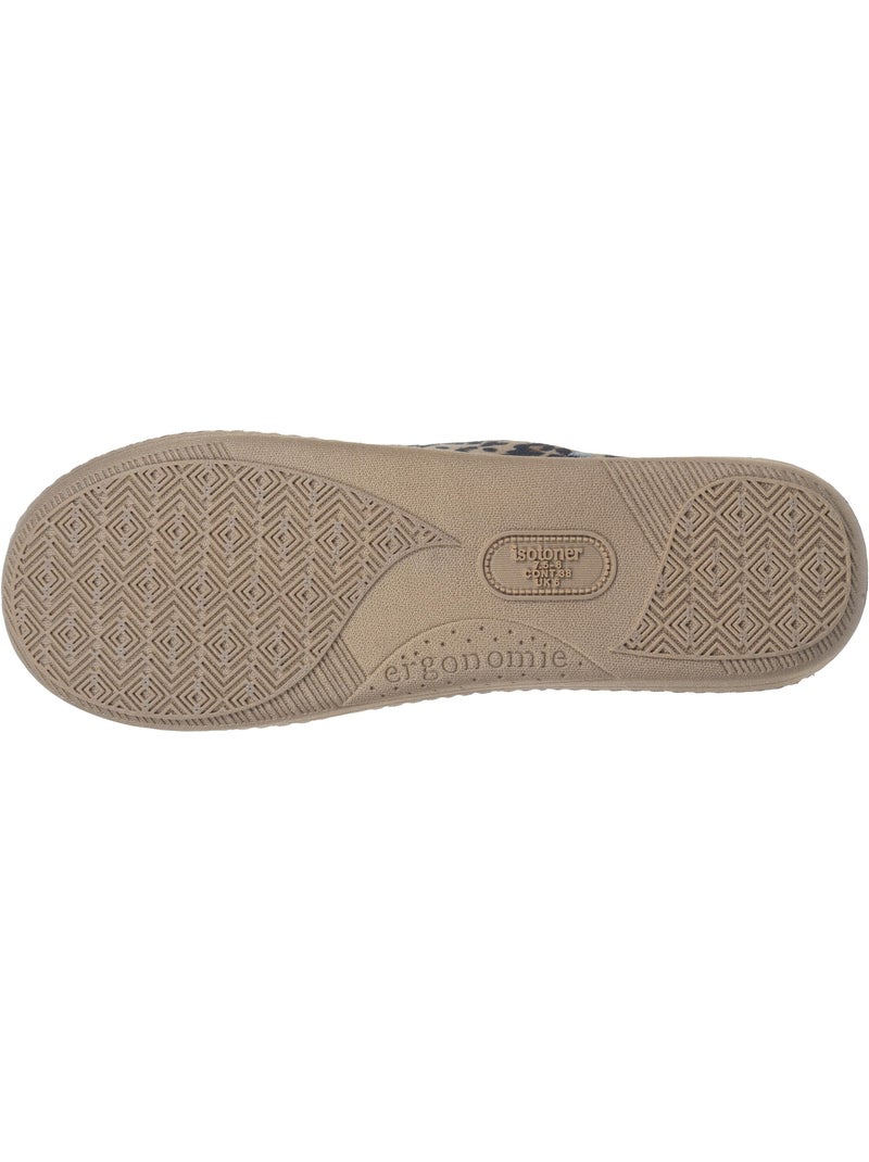Pantofole mules ultra confortevole e leggero, in schiuma donna isotoner Nero Marrone - Kiabi