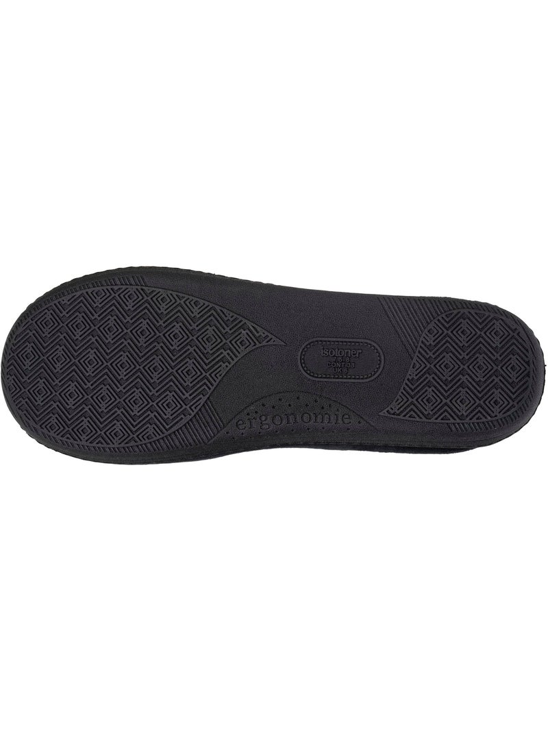 Pantofole mules ultra confortevole e leggero, in schiuma donna isotoner Nero - Kiabi