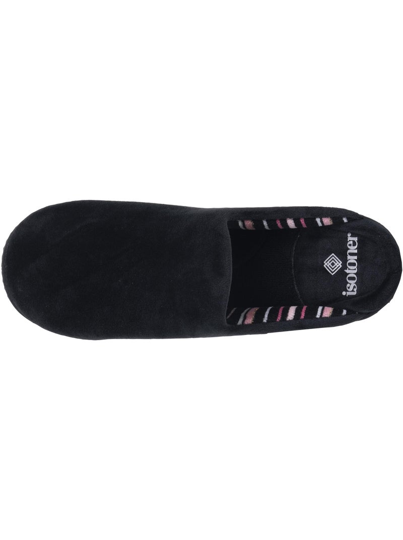 Pantofole mules ultra confortevole e leggero, in schiuma donna Nero Rosa - Kiabi