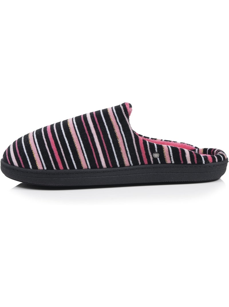 Pantofole mules ultra confortevole e leggero, in schiuma donna Nero Rosa Nero - Kiabi