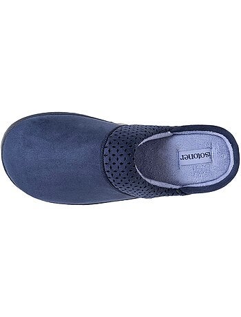 Pantofole mules ultra confortevole, in pelle scamosciata donna Isotoner