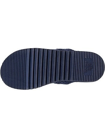 Pantofole mules ultra confortevole, in pelle scamosciata donna Isotoner