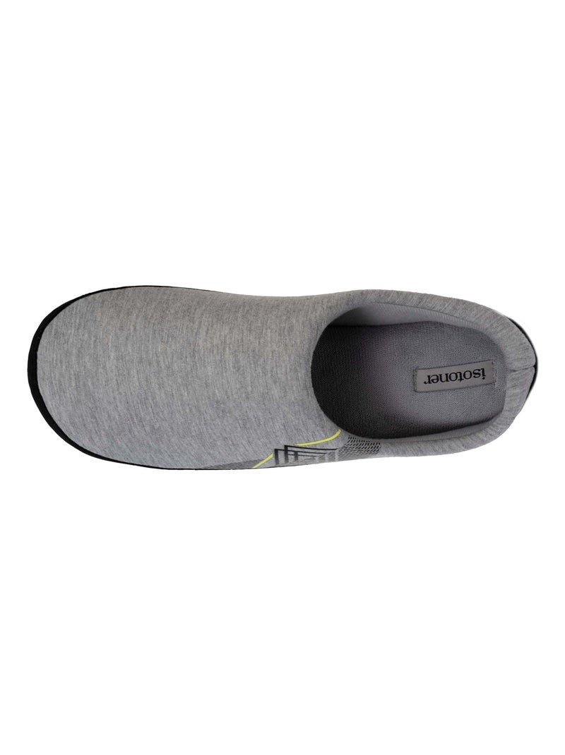 Pantofole mules ultracomodo, con impugnature antiscivolo uomo Isotoner Grigio melangiato - Kiabi