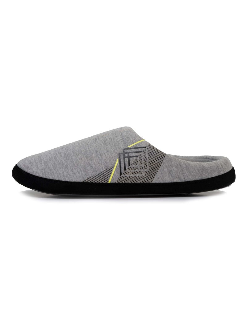 Pantofole mules ultracomodo, con impugnature antiscivolo uomo Isotoner Grigio melangiato - Kiabi