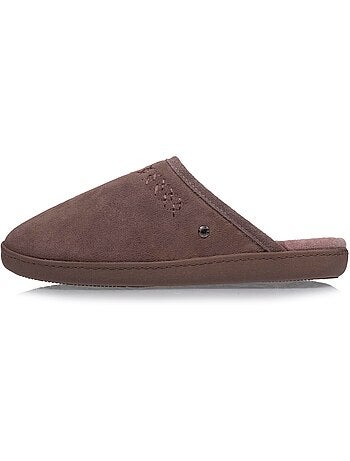 Pantofole mules ultracomodo e leggero, in cotone donna isotoner