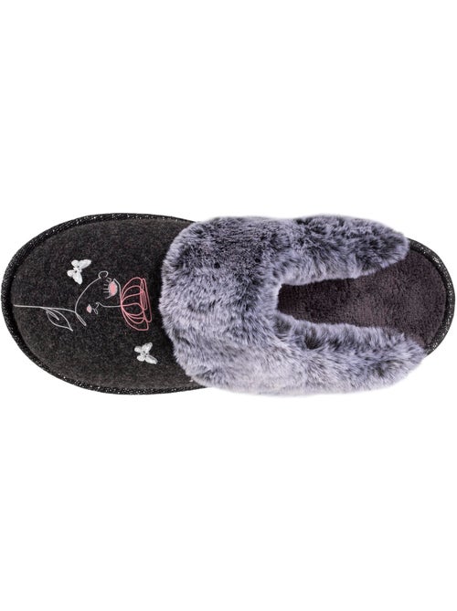 Pantofole mules ultraconfortevole, con bordo in donna isotoner - Kiabi Pantofole mules ultraconfortevole, con bordo in donna isotoner - Kiabi