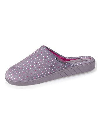 Pantofole mules ultraconfortevole, con soletta in memory donna Isotoner