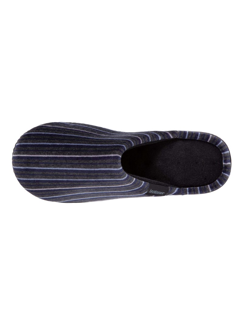 Pantofole mules ultraconfortevole, con soletta in memory uomo Isotoner Grigio blu - Kiabi